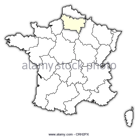 544x540 Picardy France Europe Map Cut Out Stock Images Amp Pictures