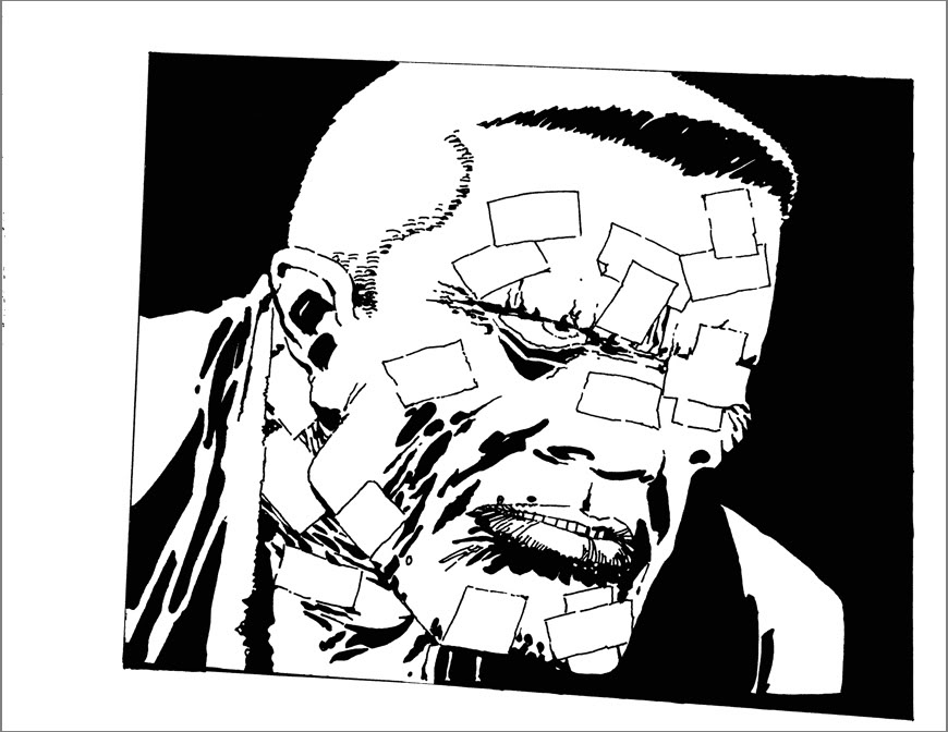 870x672 Drawing Marv (Sin City) Couple Of Steps Grasscity Forums