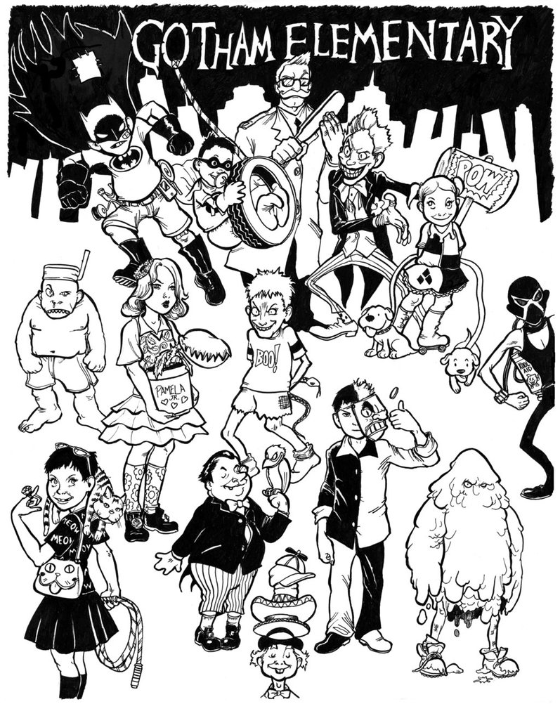 797x1002 Frank Miller's Gotham Elementary By Cluedog