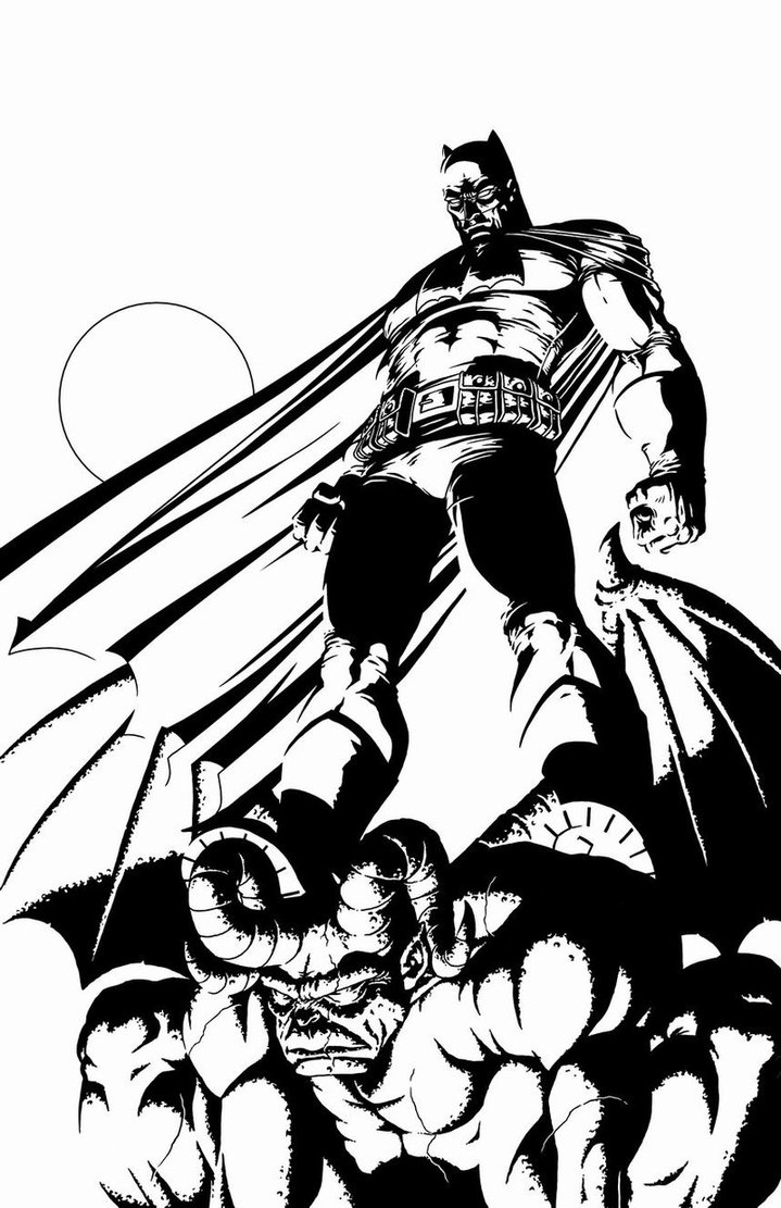 719x1111 Batman Miller Time By Mannixfrancisco