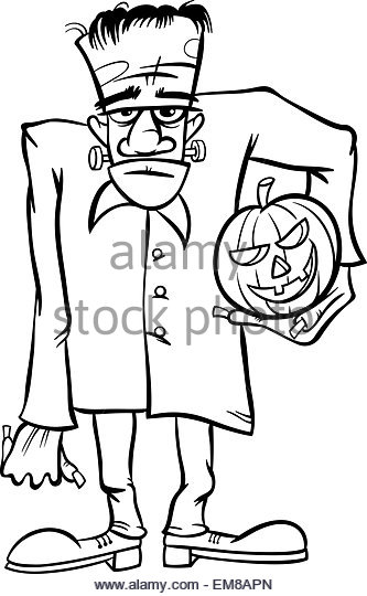 333x540 Frankenstein Cartoon Black And White Stock Photos Amp Images