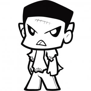 302x302 How To Draw How To Draw Frankenstein For Kids