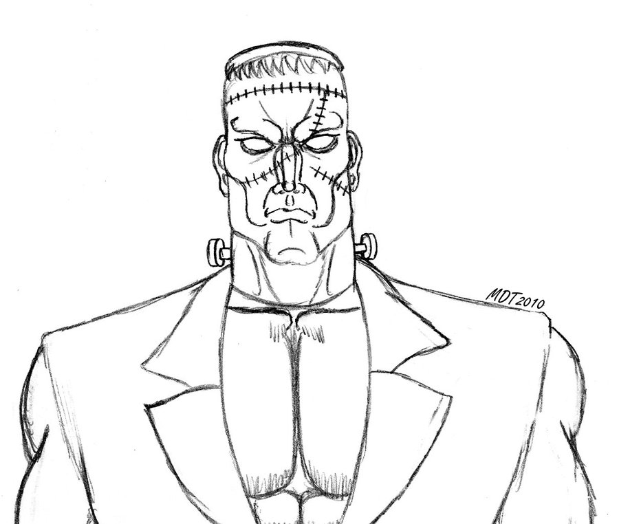 900x762 Mdt Frankenstein By Mdtartist83