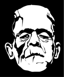 273x330 Frankenstein Monster Decal Sticker