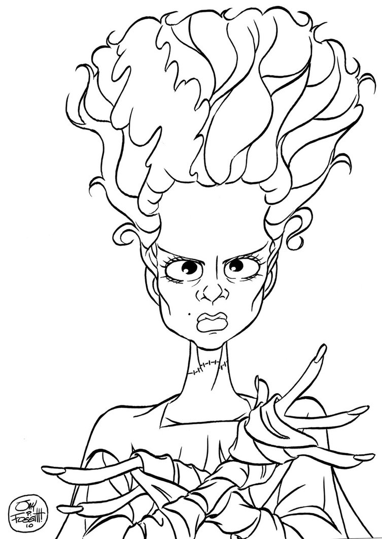 753x1061 Bride Of Frankenstein By Jayfosgitt