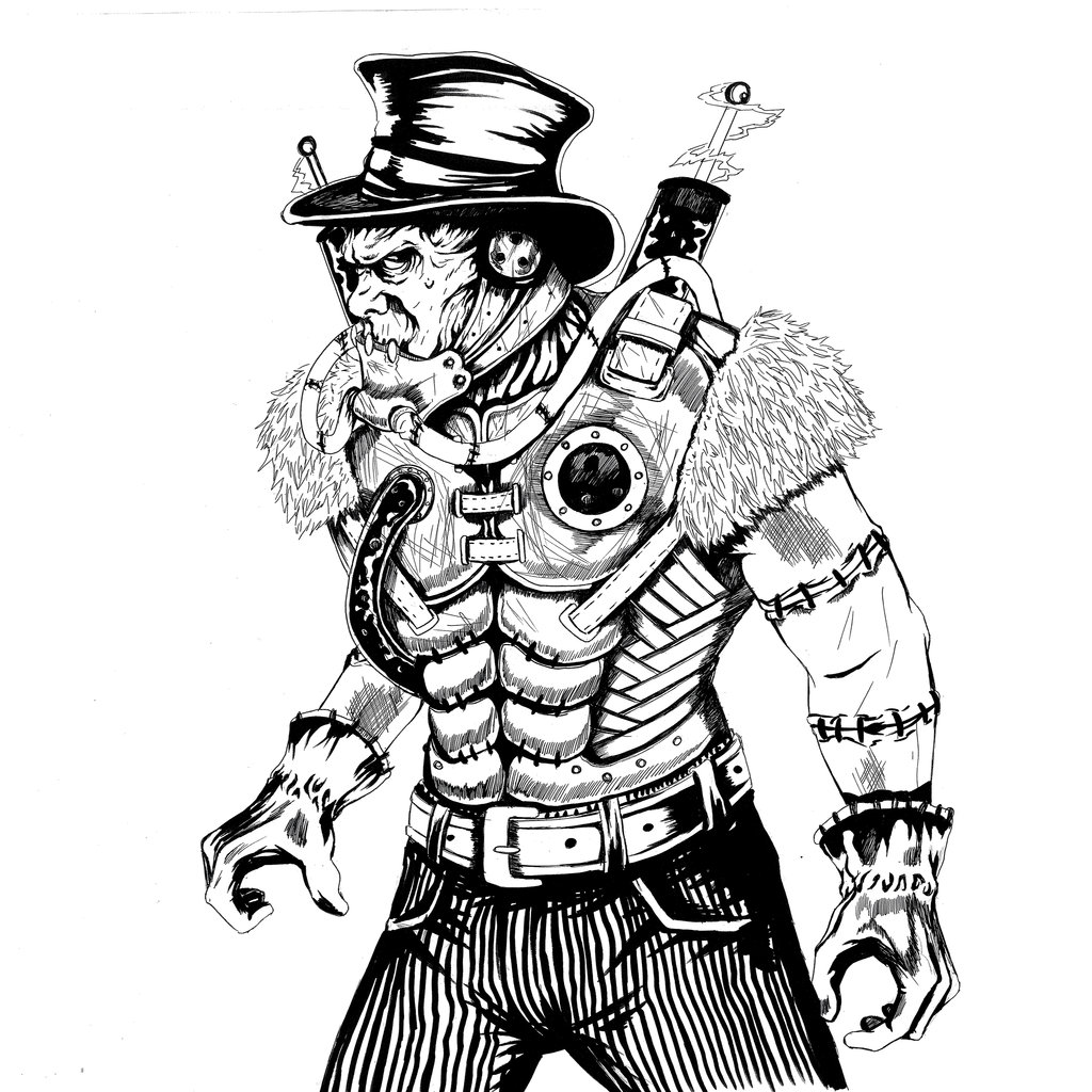 1024x1024 How To Draw Frankenstein Step By Step Frankenstein Monsters Free