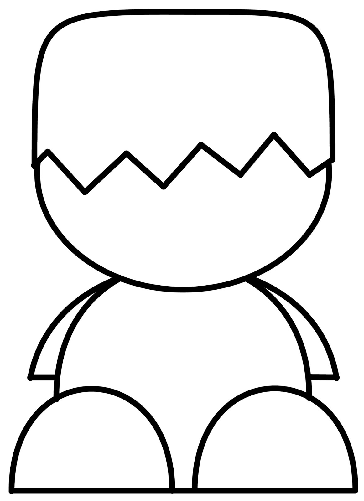 1162x1600 Cute N Kawaii How To Draw Kawaii Frankenstein