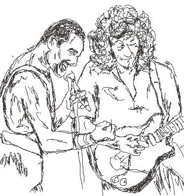 373x396 Freddie Mercury And Brian May. By Missnikki94