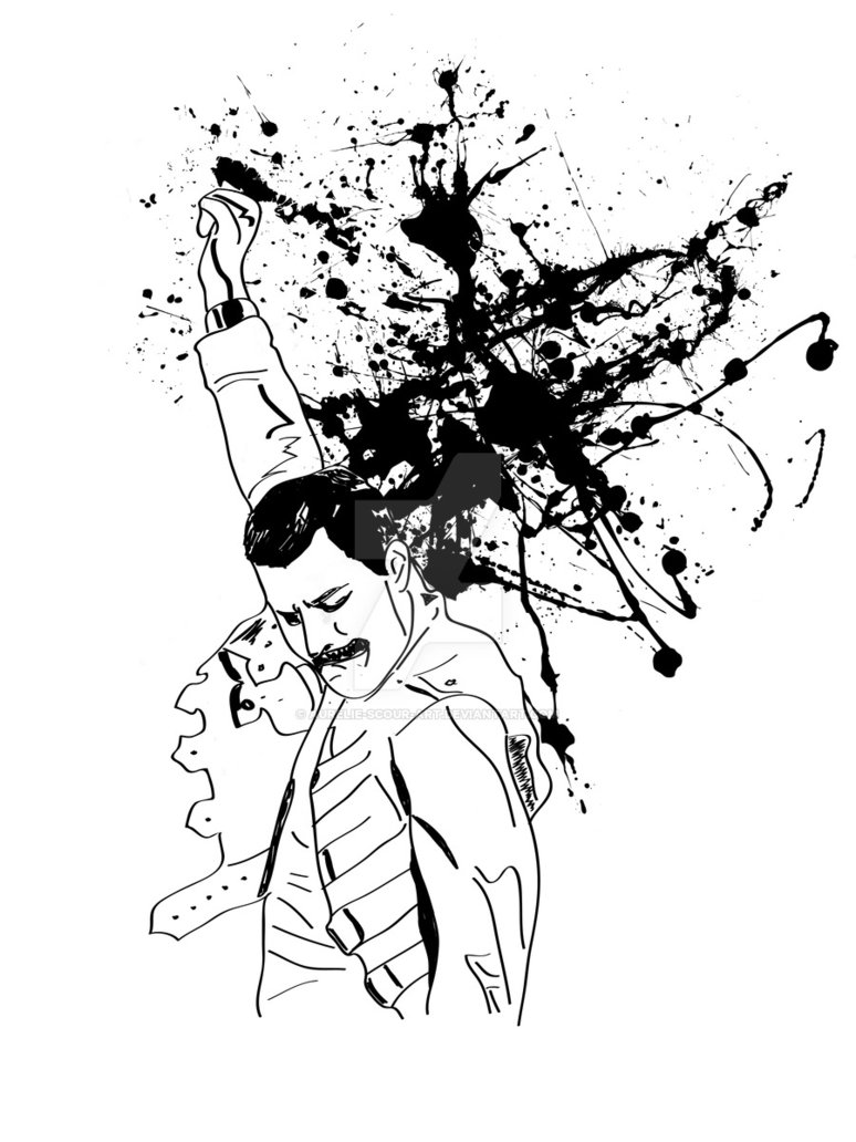 774x1032 Freddie Mercury By Aurelie Scour Art