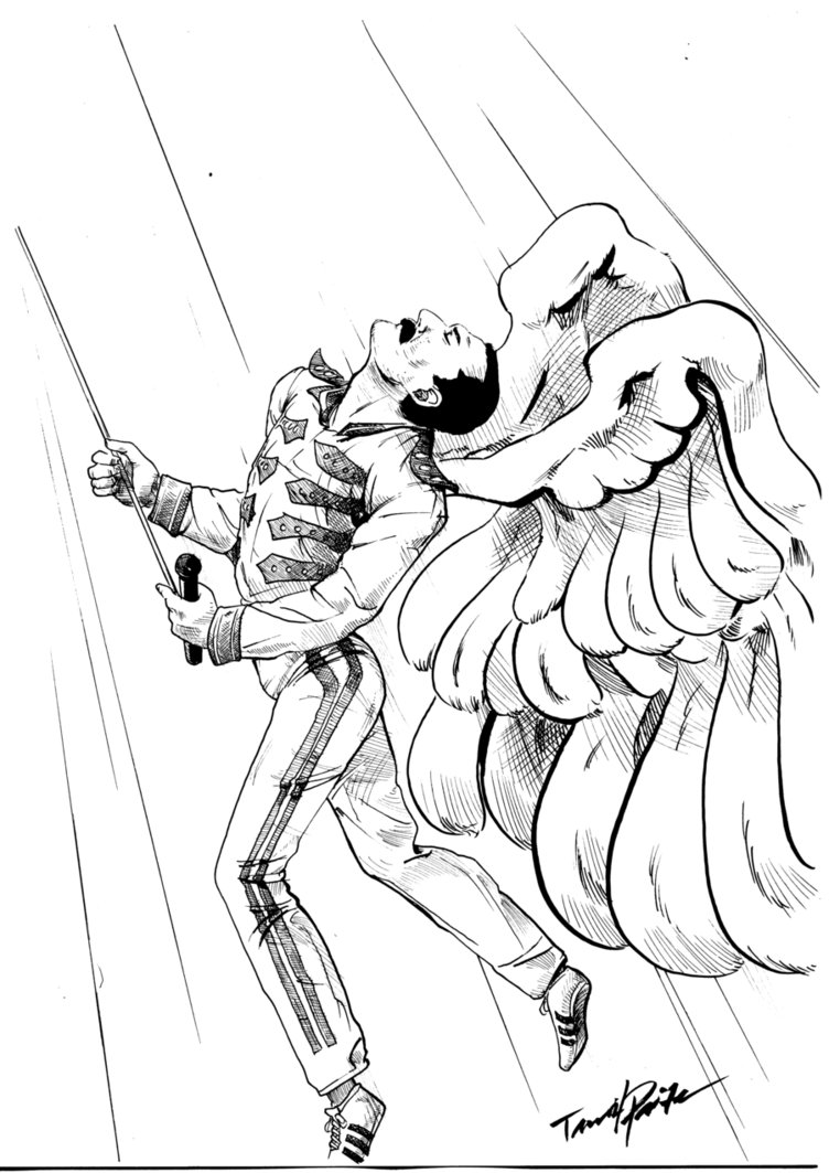 752x1063 Freddie Mercury By Tarontpainter