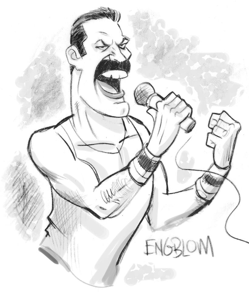 820x960 Freddie Mercury By Mengblom