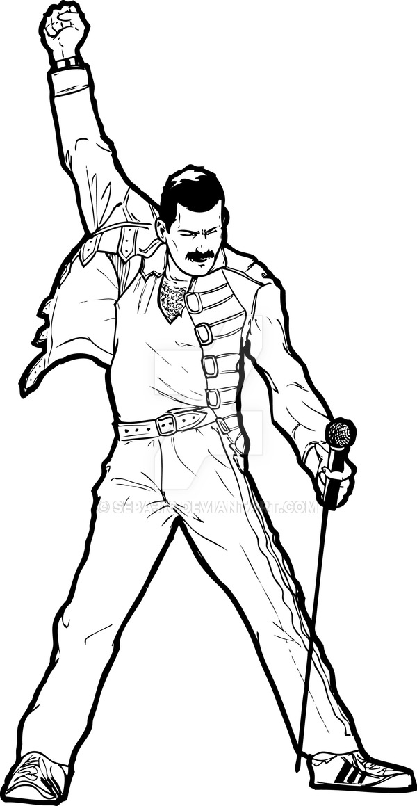 600x1159 Freddie Mercury By Seba316