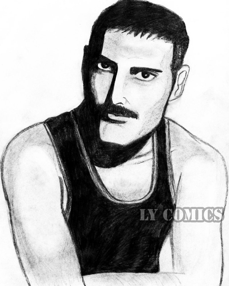 801x998 Freddie Mercury By Loui3
