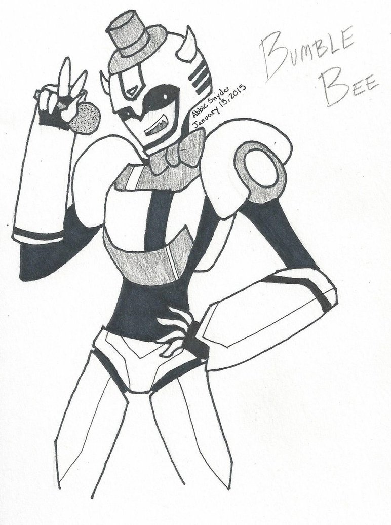 772x1036 Five Nights In The Plant Bumblebee Fazbear By Maskedmadhatter