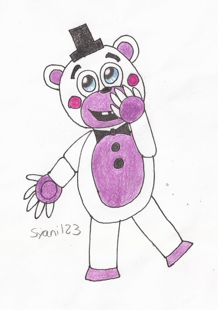 Freddy Fazbear Drawing at GetDrawings | Free download