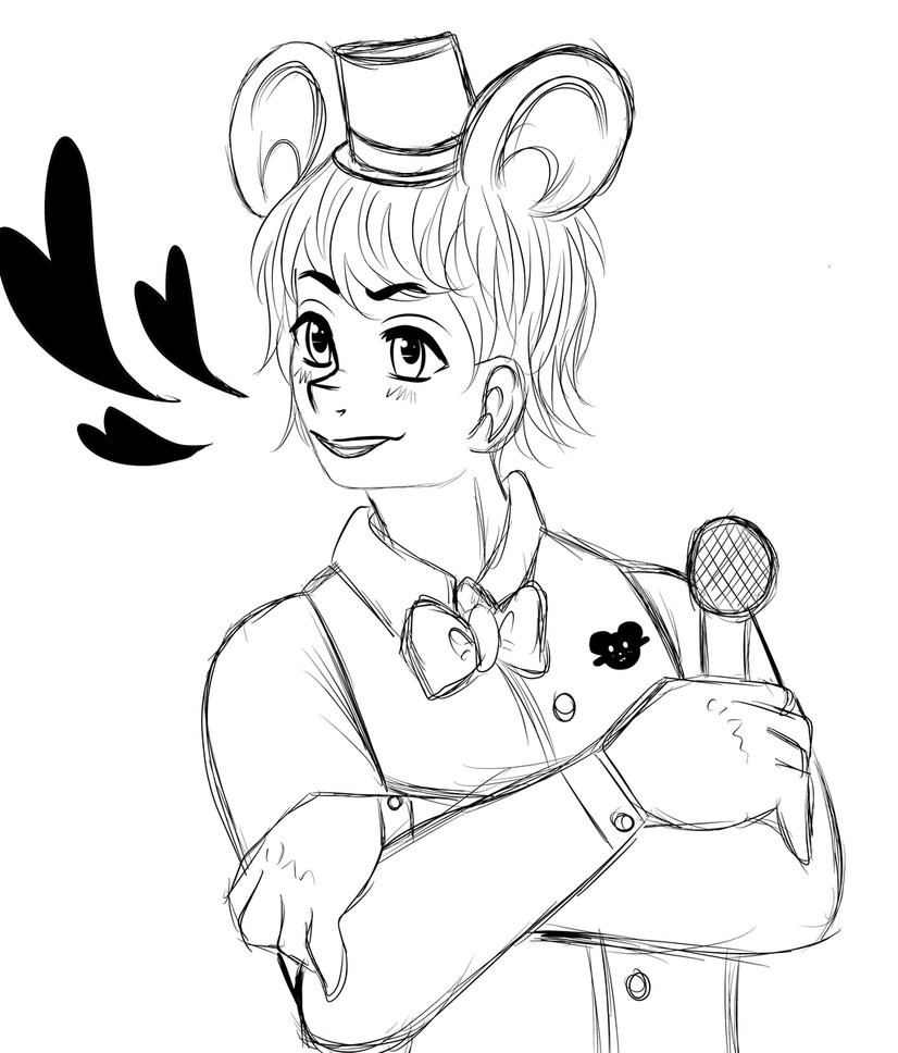 826x968 Freddy Fazbear By Ayaxachan