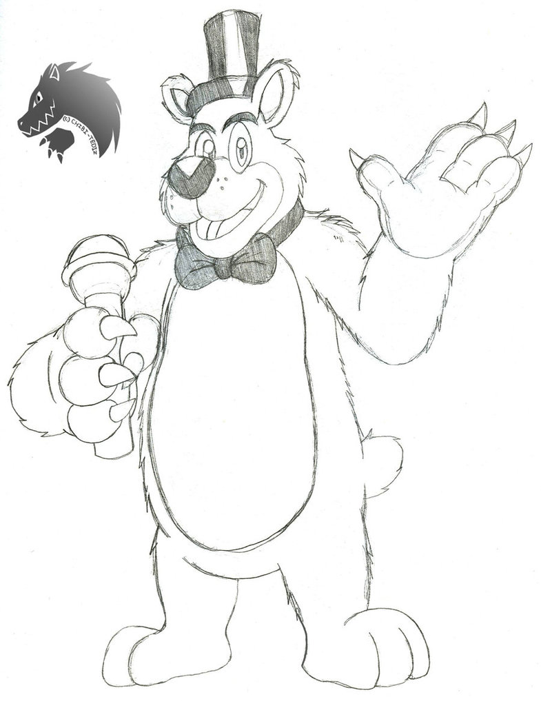 785x1017 Disneyfied Freddy Fazbear Sketch By Chibi Tediz