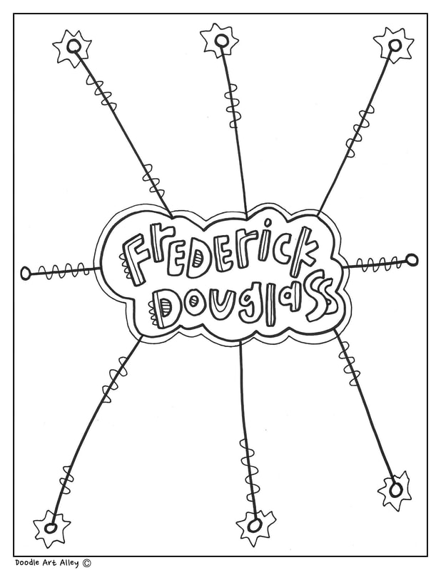 618x800 Frederick Douglass Coloring Pages