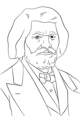 333x480 Frederick Douglass Coloring Page Free Printable Coloring Pages