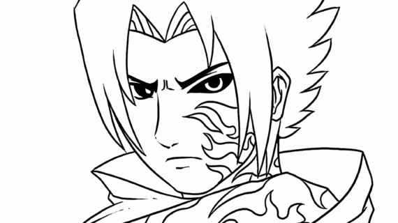 570x320 Anime Drawing Books Free Naruto Face Anime Coloring Pages For Kids