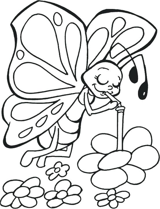 553x721 Free Coloring Pages Flowers And Butterflies Free Coloring Pages