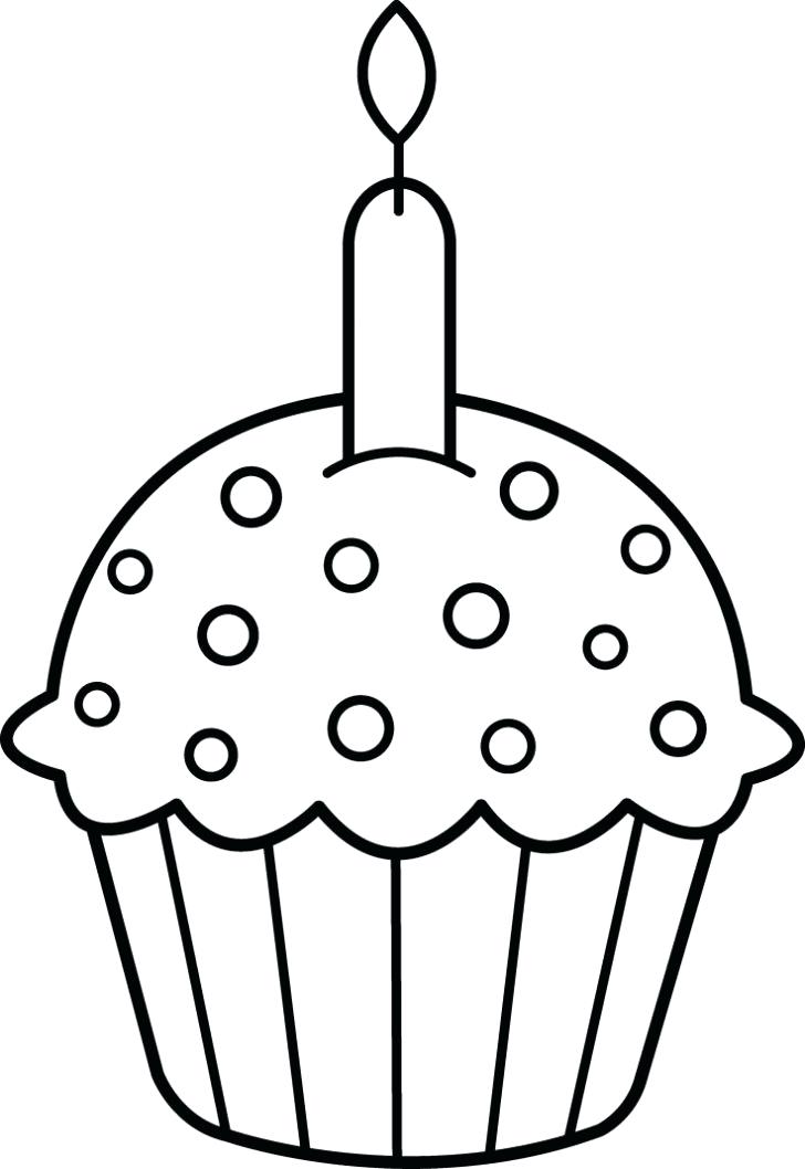 728x1058 Candle Coloring Page