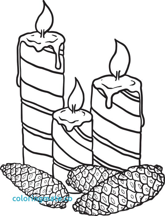 535x700 Candle Coloring Page Fresh Free Coloring Pages Of Christmas