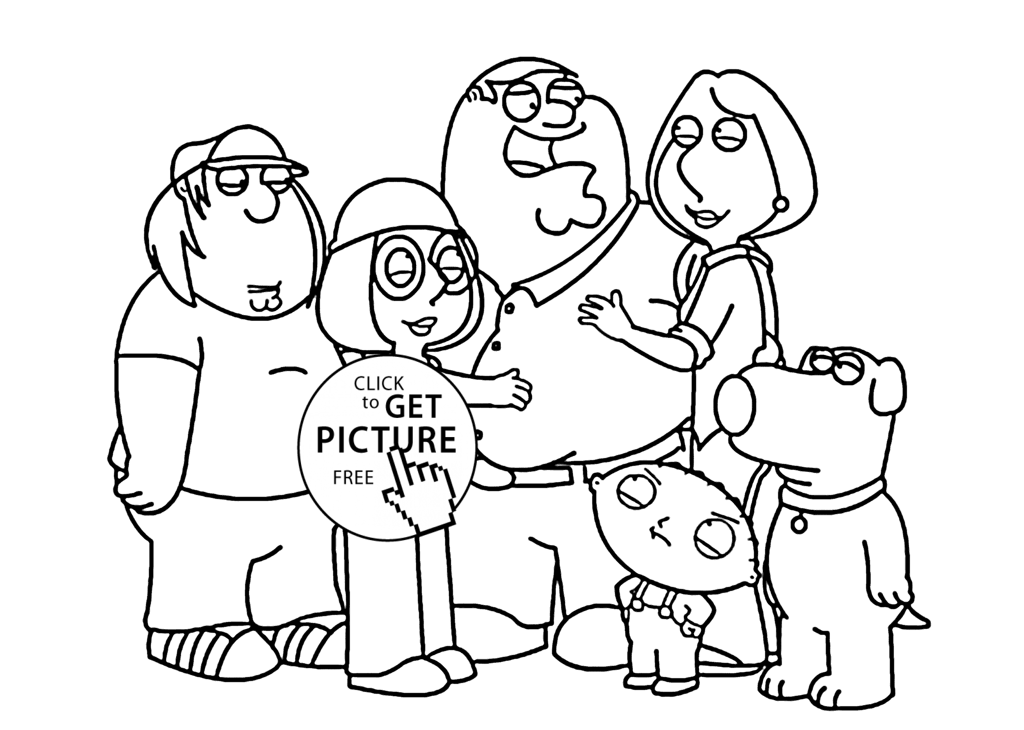 2079x1483 Guy Together Coloring Pages For Kids, Printable Free