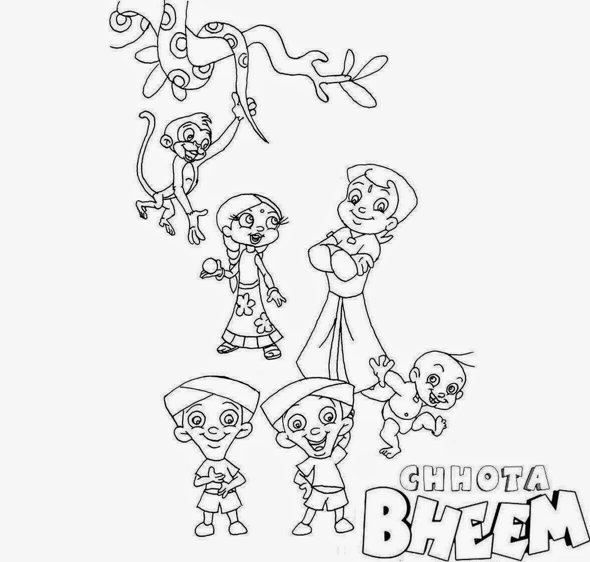 1179x1123 Colour Drawing Free Hd Wallpapers Disney Pogo Cartoon Chota Bheem