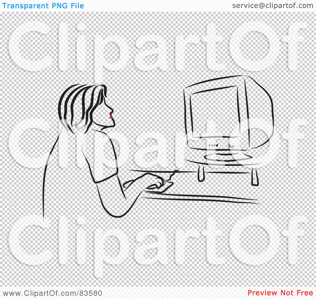 1080x1024 Royalty Free (Rf) Clipart Illustration Of A Line Drawing Of A Red