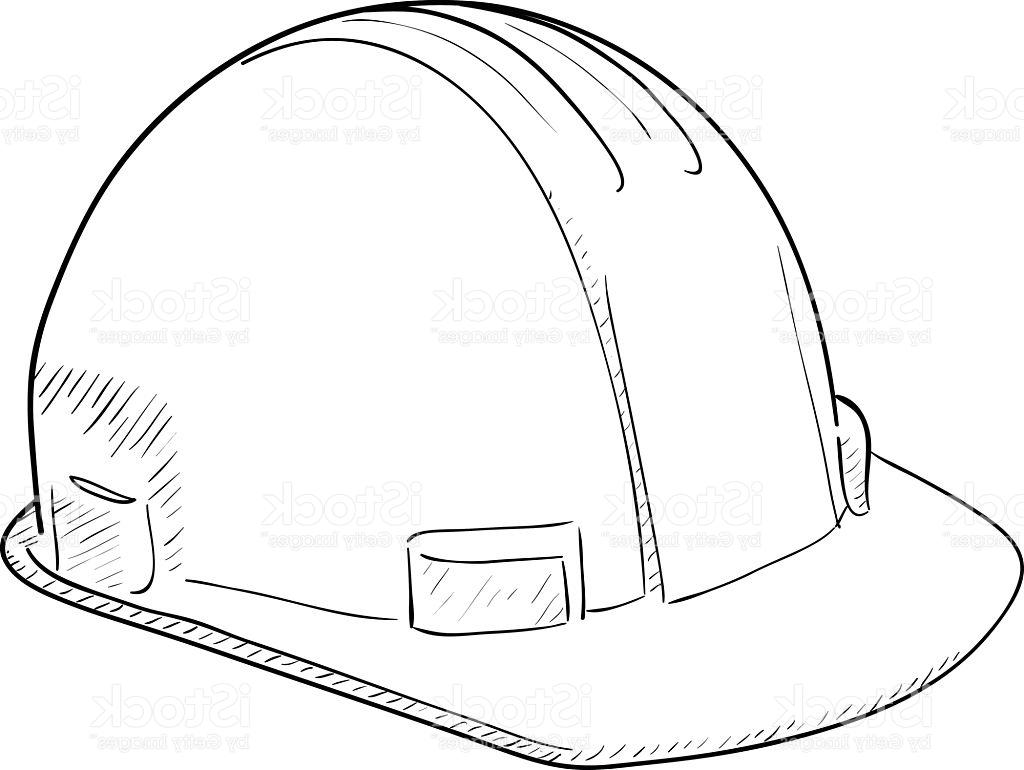 1024x770 Best Free Construction Hat Clip Art Black And White Image