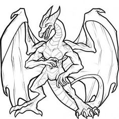 236x236 How To Draw Dragons Fighting, Dragons Fighting, Step By Step