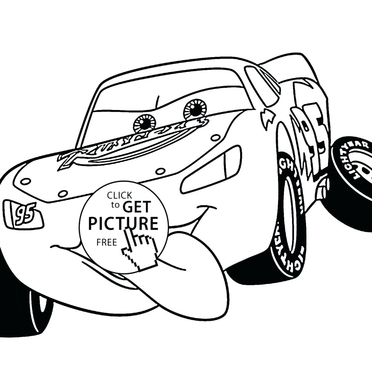 1224x1224 Coloring Mcqueen Coloring Page Cars Lightning Free Pages