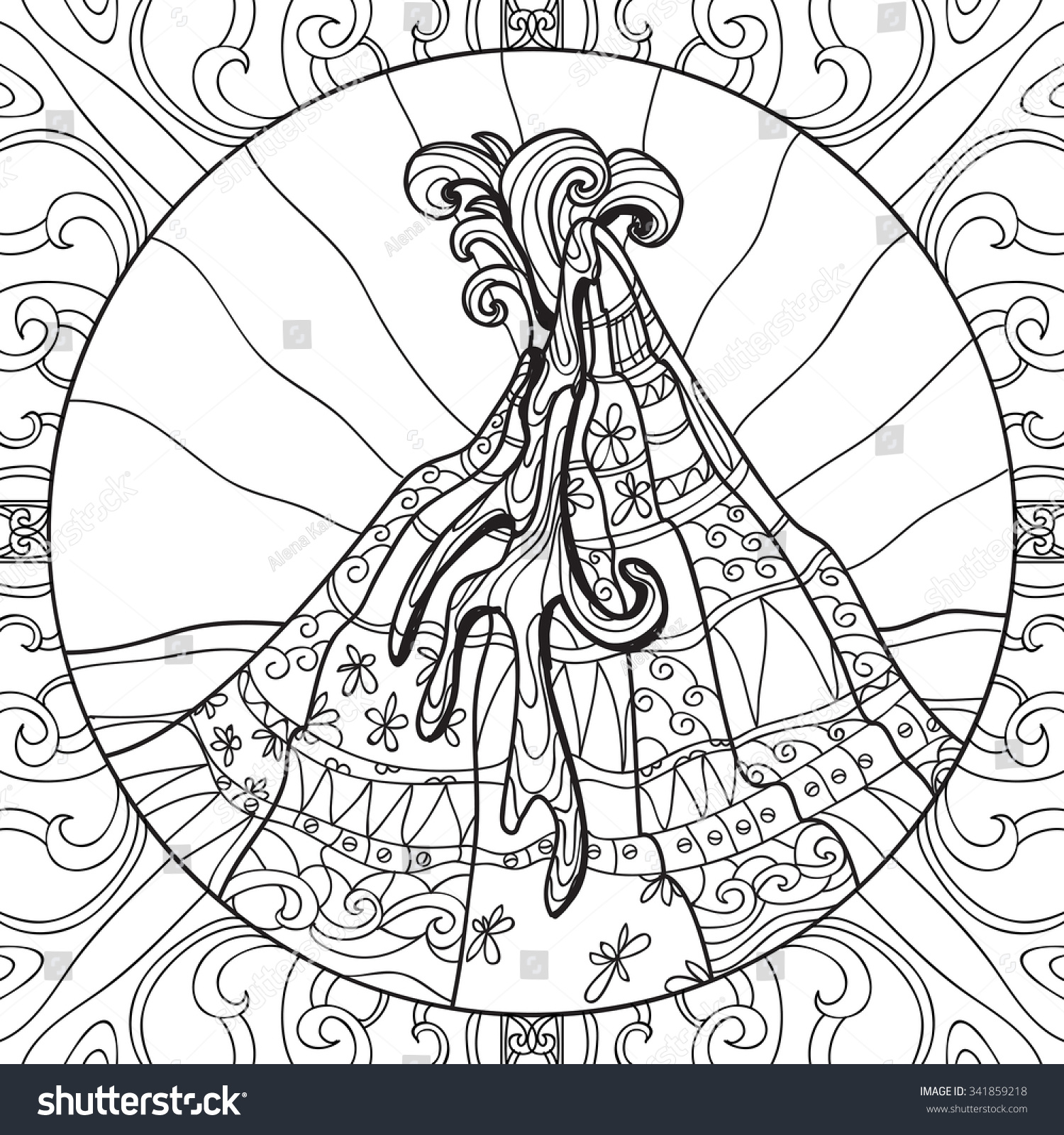 1500x1600 Volcano Coloring Pages Printable Free Of General Volcanoes