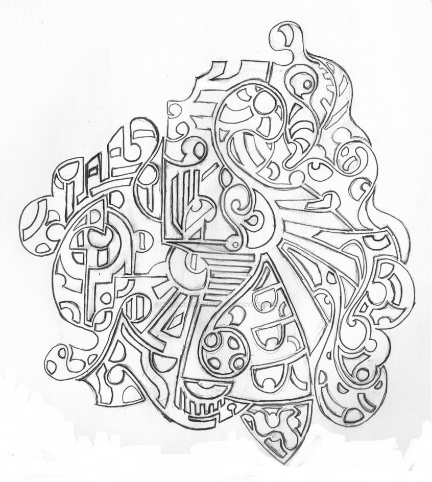 846x944 Free Hand Tattoo Design By Bleuberrymuffintop