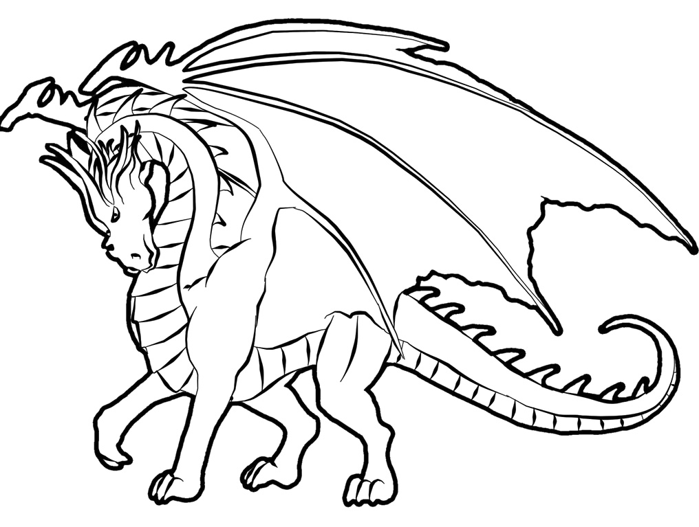 1016x767 Best Free Dragon Coloring Pages Top Kids Color