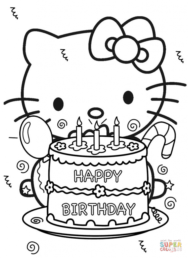 747x1024 Hello Kitty Coloring Pages Free Coloring Pages With Regard