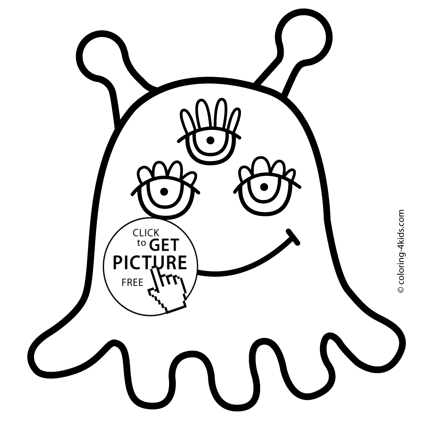 1436x1483 Alien Coloring Pages For Kids, Printable Free Coloing