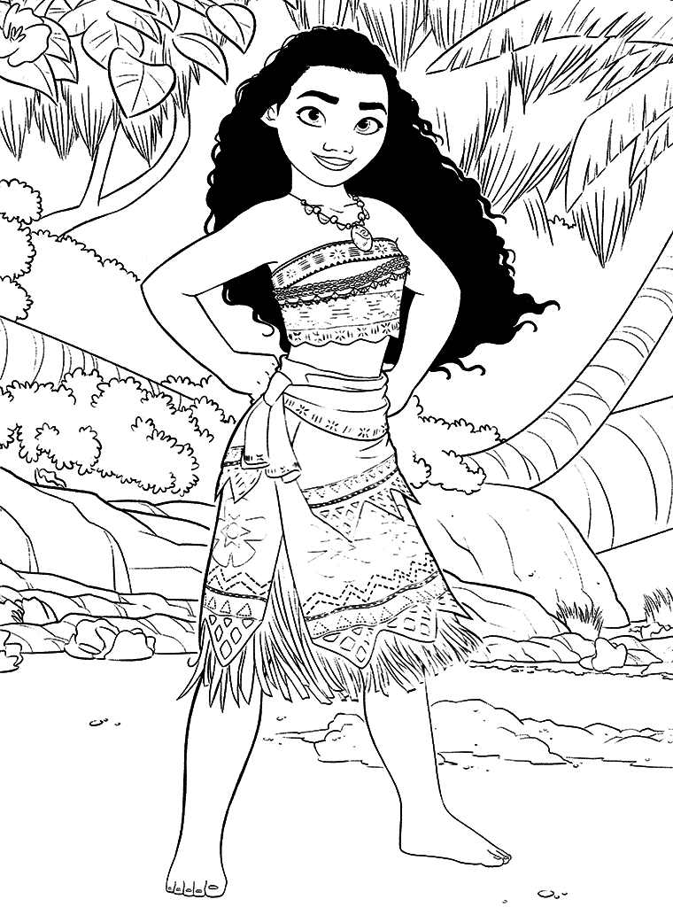 760x1024 Moana Free Coloring Printable Coloring Pages For Kids Coloring