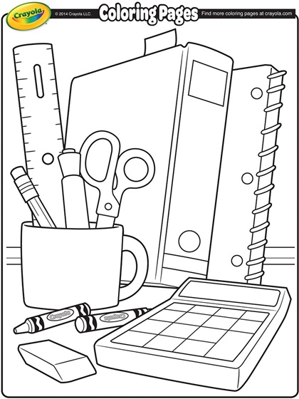 420x560 Back To School Coloring Page! Back To School With Crayola