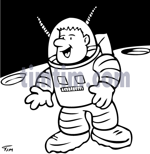 491x503 Free Drawing Of Astronaut Bw2 From The Category Science Amp Space