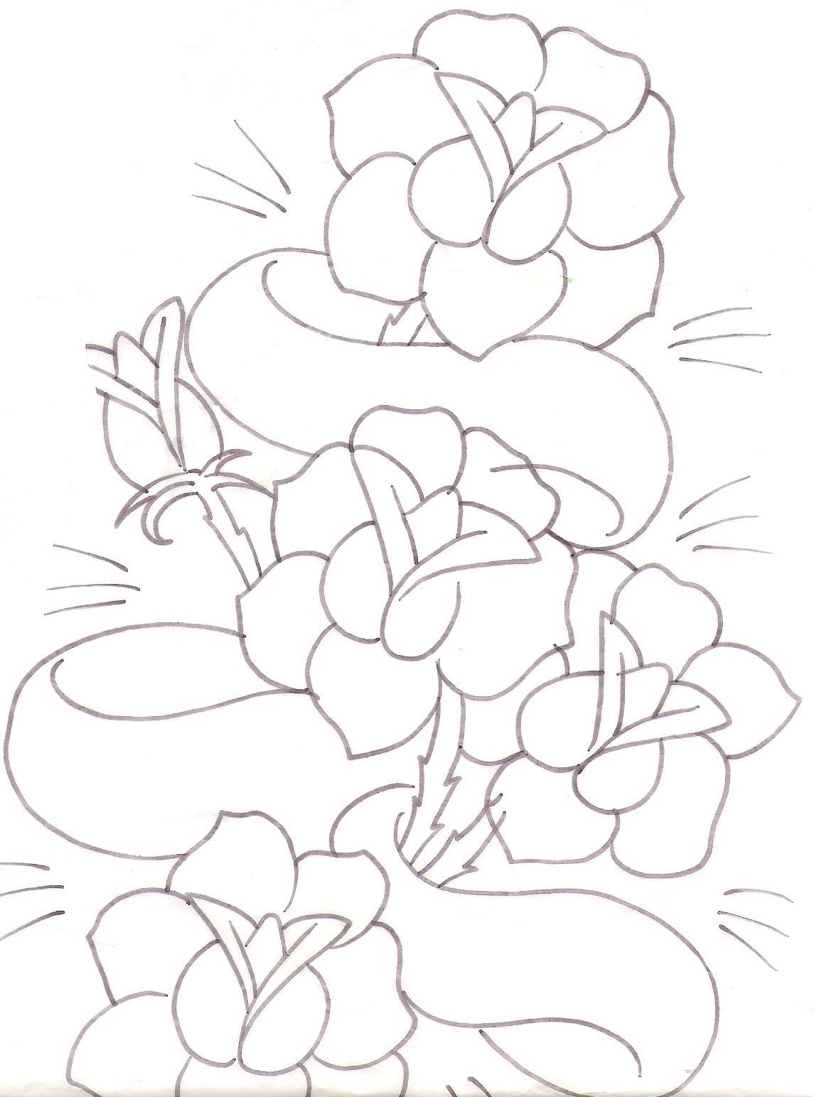 1145x1544 Free Tattoo Designs Of Flowers