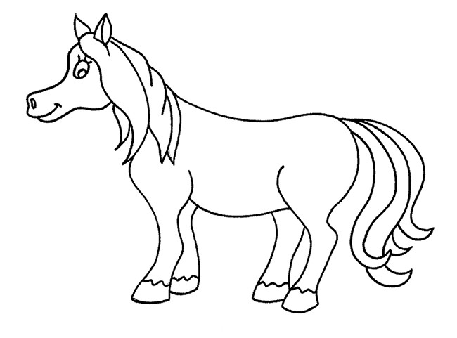 650x481 Horse Template