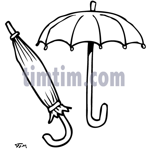 517x536 Free Drawing Of Umbrellas Bw From The Category Building Home Tools