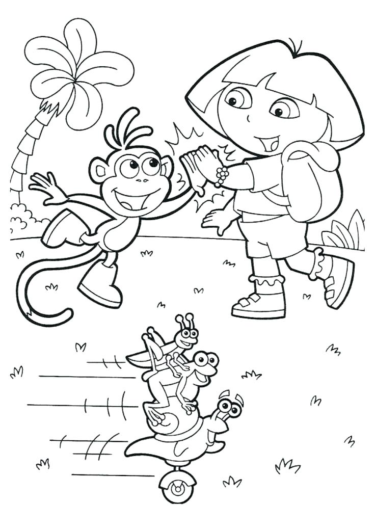 736x1042 Dora Coloring Pages Online Free Coloring Pages Coloring Pages Free