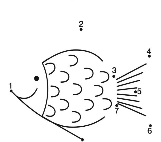 678x600 Simple Dot To Dot Worksheets Kids Coloring
