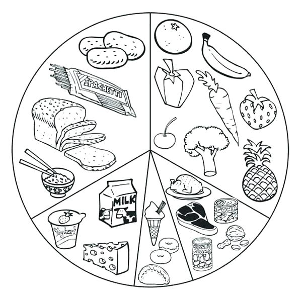 600x601 Fresh Free Food Coloring Pages Download Foods List Of Healthy Col