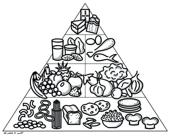 600x481 Pyramid Coloring Pages Line Drawings Online Food Pyramid Coloring