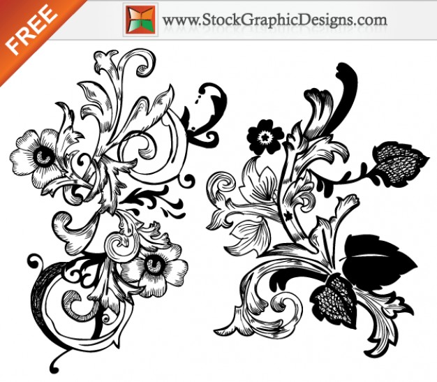 Free Hand Embroidery Pattern: Exuberant Flower –