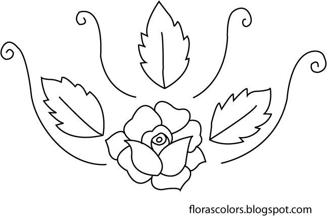 Free Hand Embroidery Pattern: Exuberant Flower –